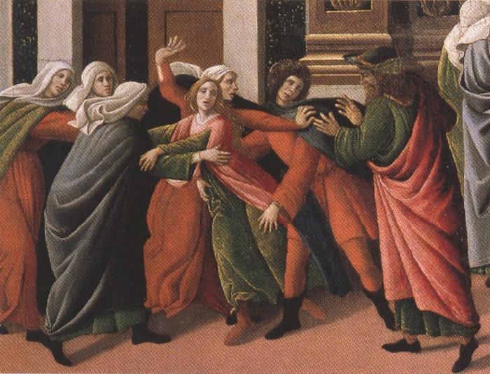 Sandro Botticelli Stories of Virginia (mk360 France oil painting art